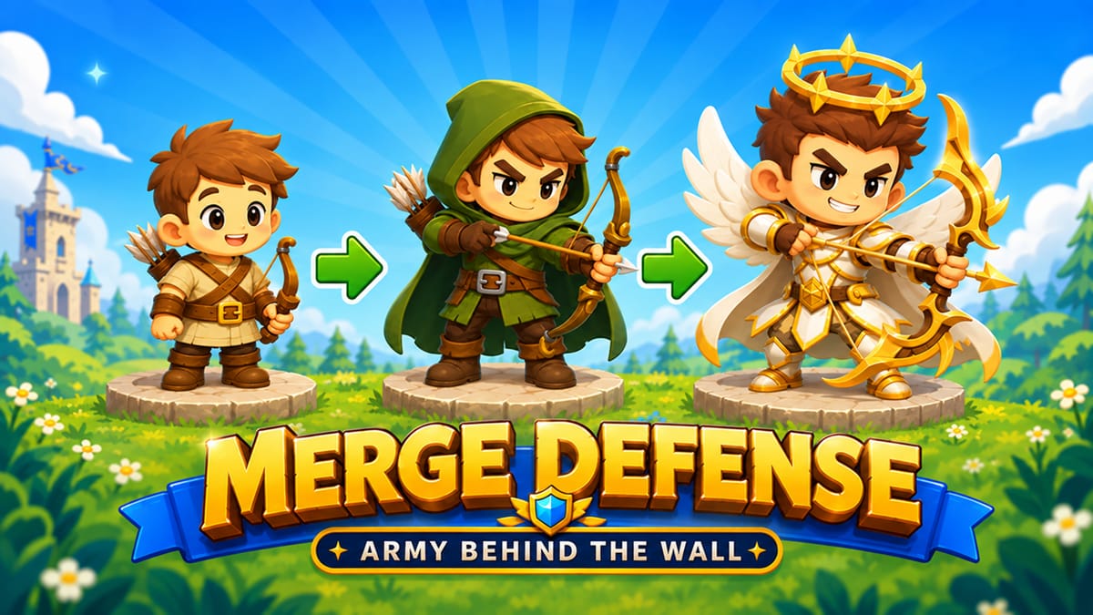 Merge Defense: Army Behind the Wall gameplay screenshot